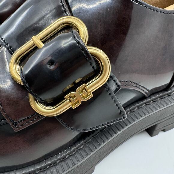 Sam Edelman Lora Flat Slip On Platform Loafers Lug Heel Espresso Womens Size US6 - Picture 7 of 11